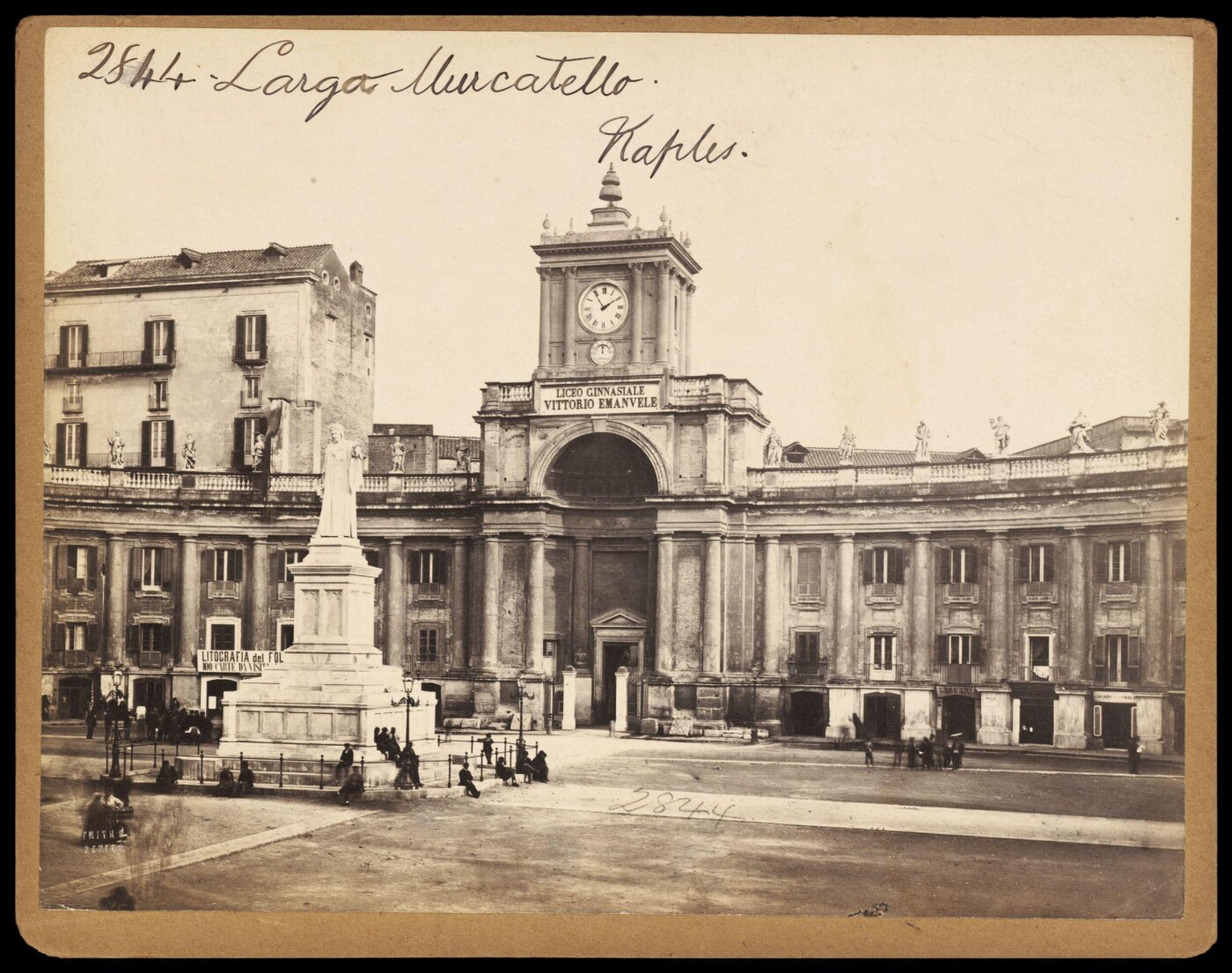 Francis Frith, Largo Murcatello. Naples
