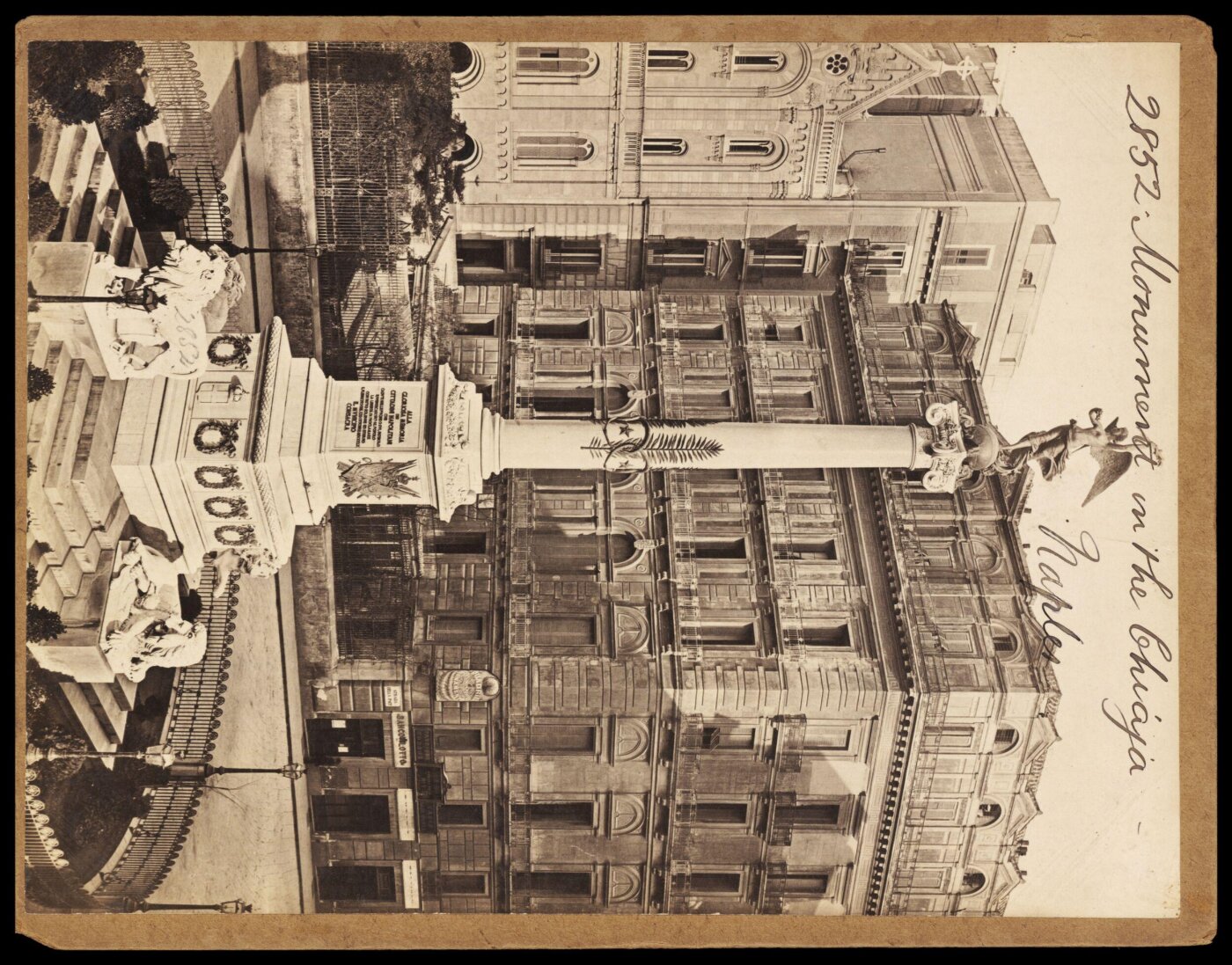 Francis Frith, Monument in the Chiaja. Naples