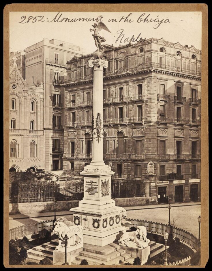 Monument in the Chiaja.  Naples top image