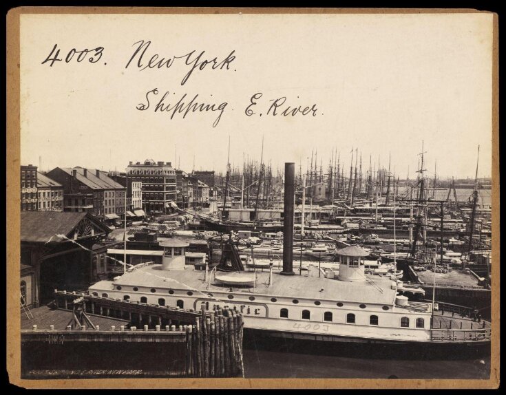 New York.  Shipping.  E. River top image