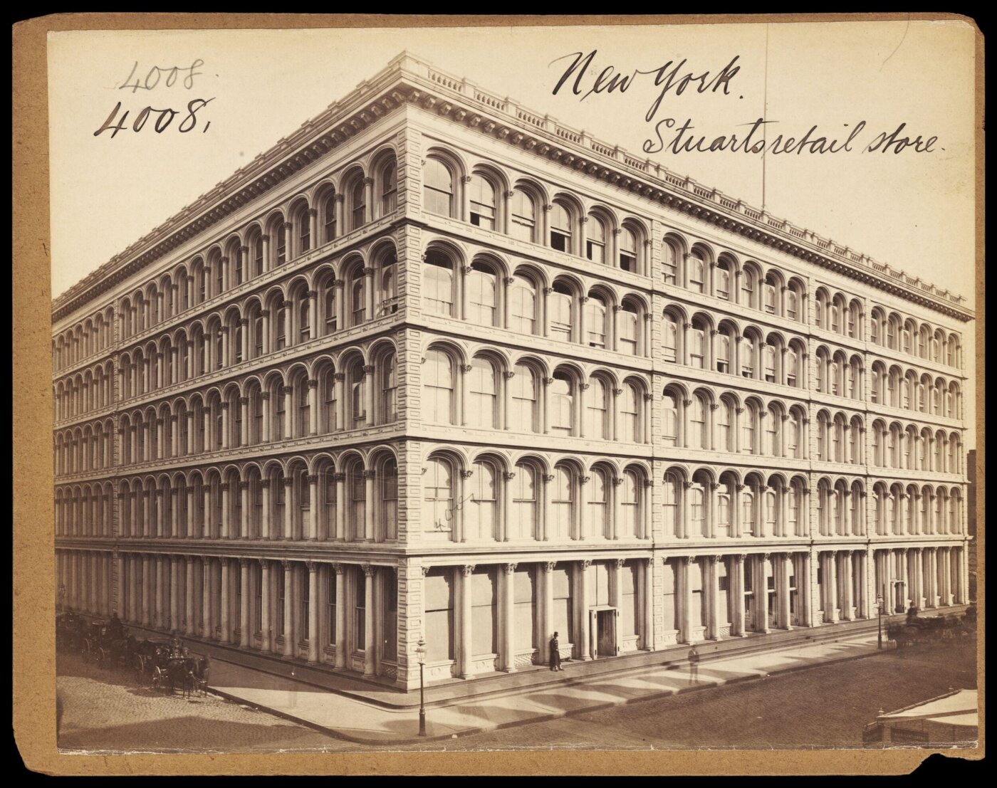Francis Frith, New York.  Stuarts Retail Store