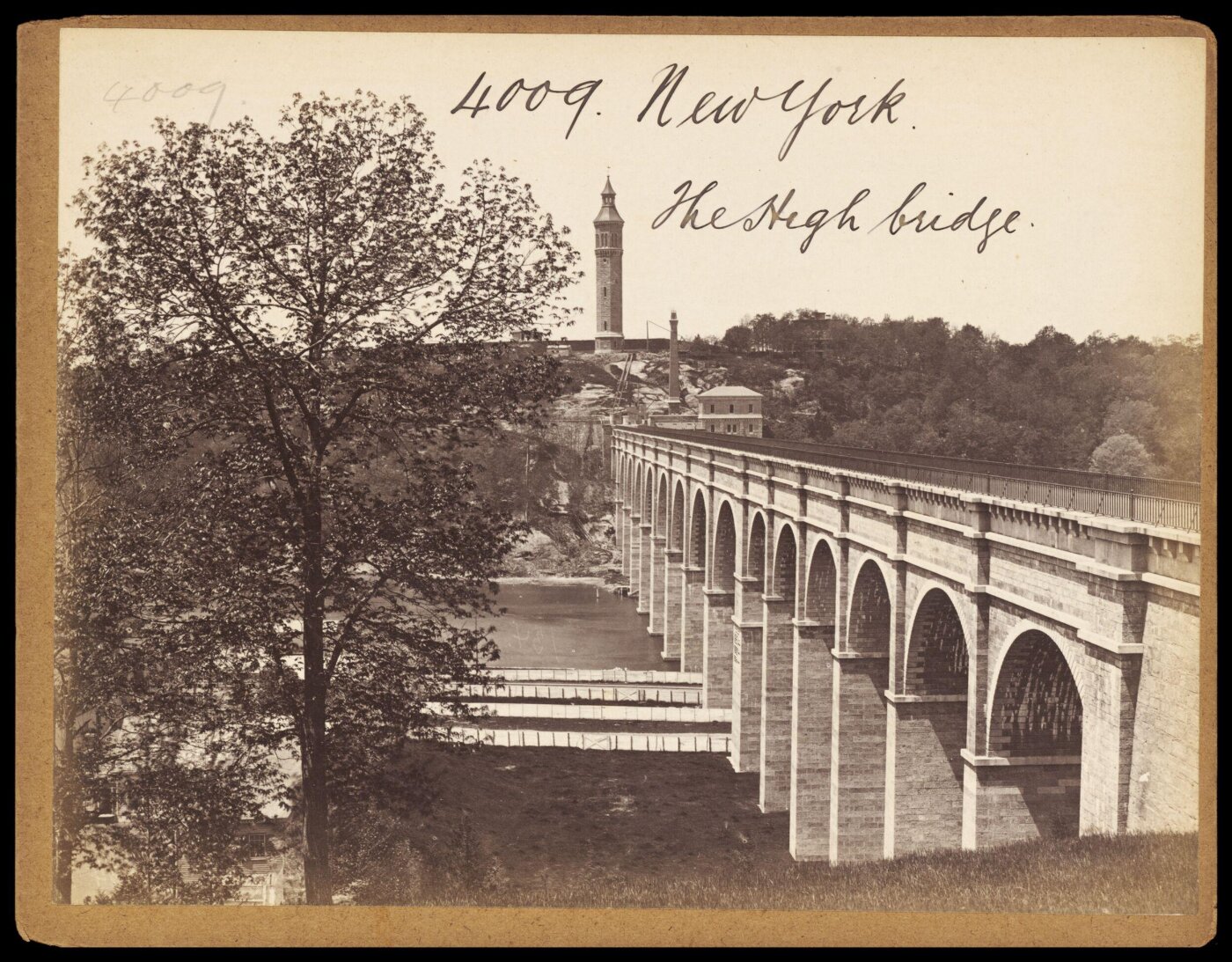 Francis Frith, New York.  The High Bridge