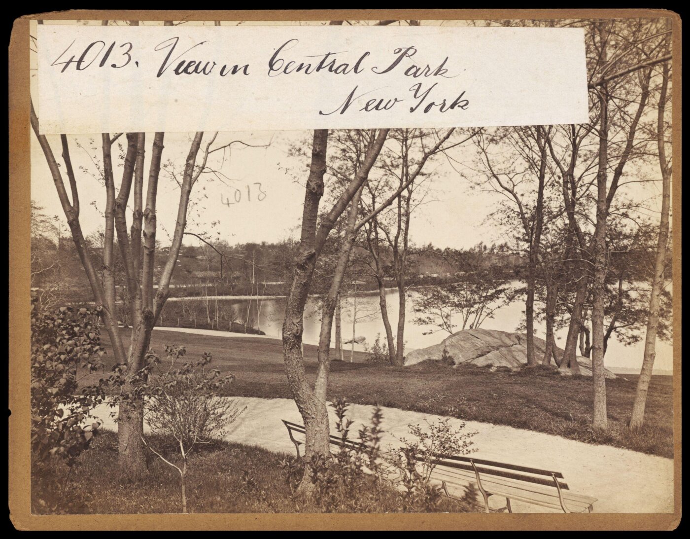 Francis Frith, View in Central Park. New York