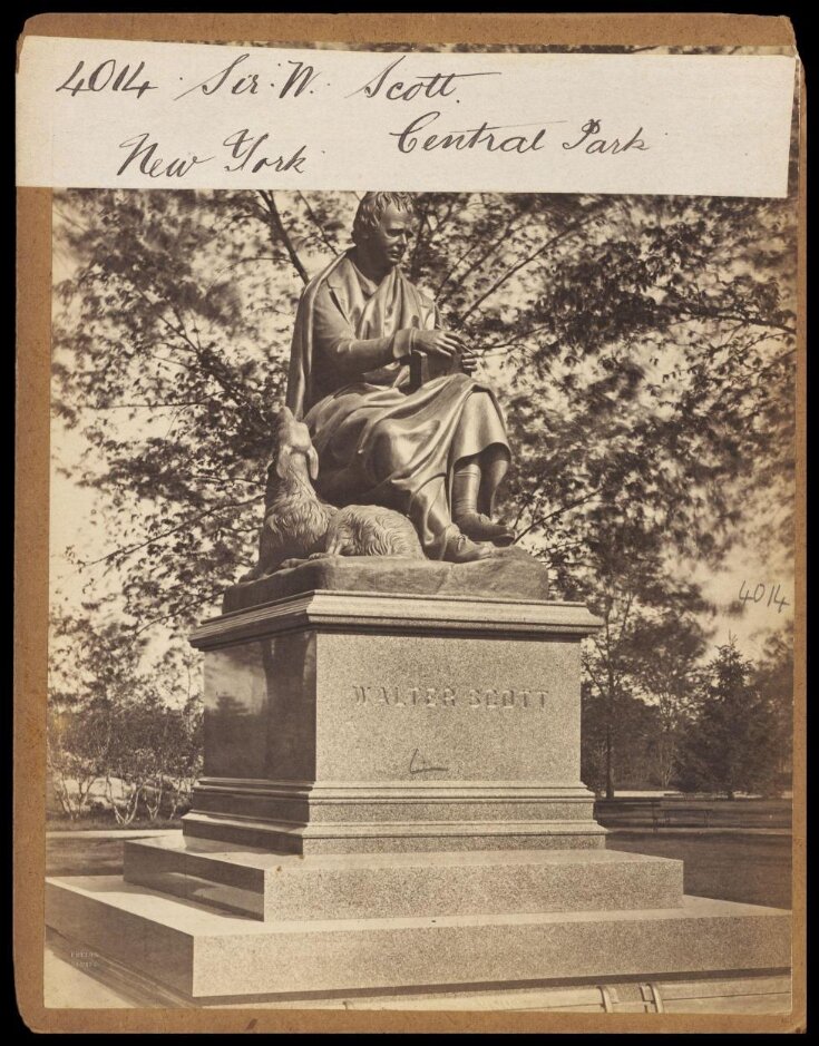 Sir W. Scott.  Central Park.  New York top image