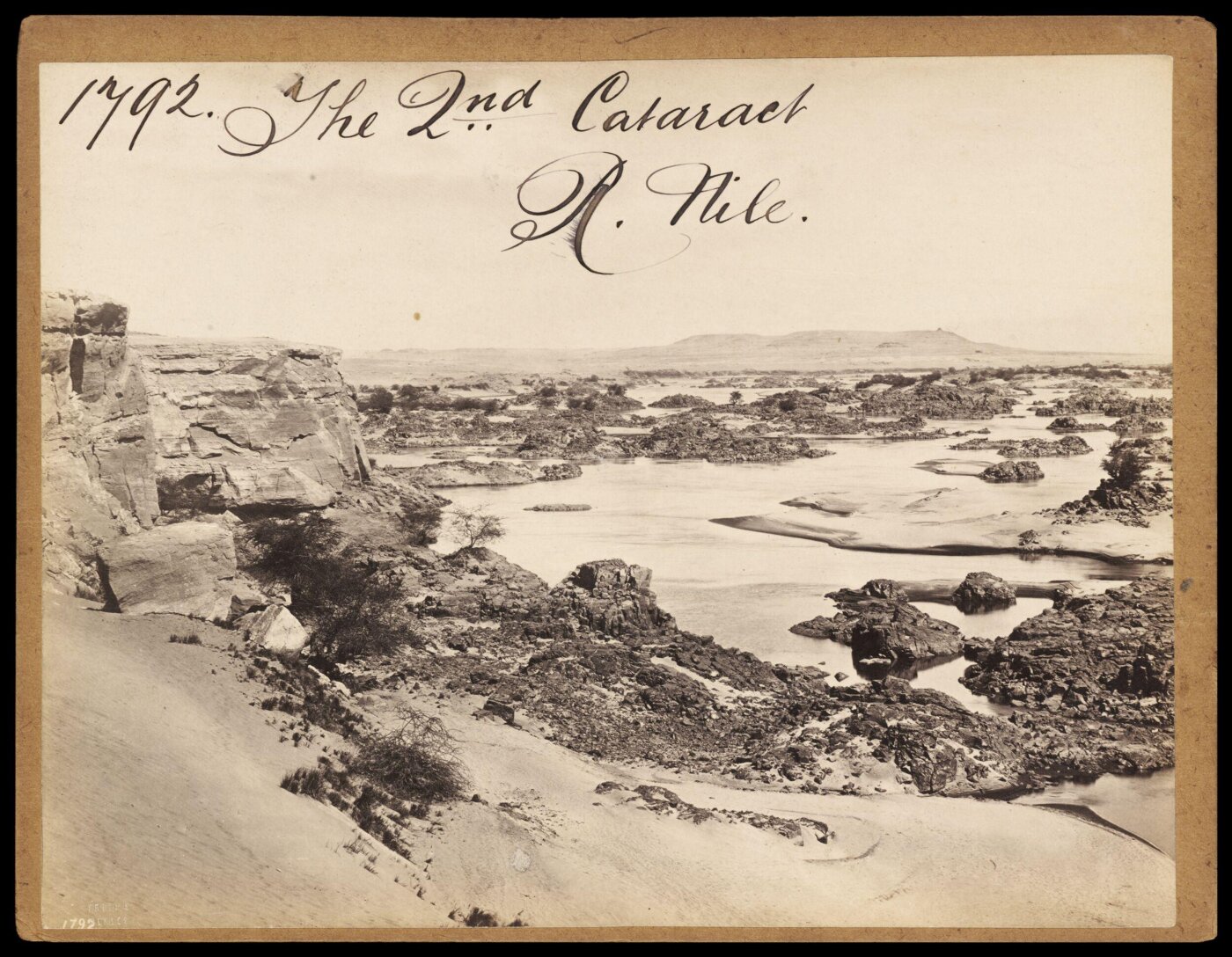 Francis Frith, The 2nd Cataract.  R. Nile