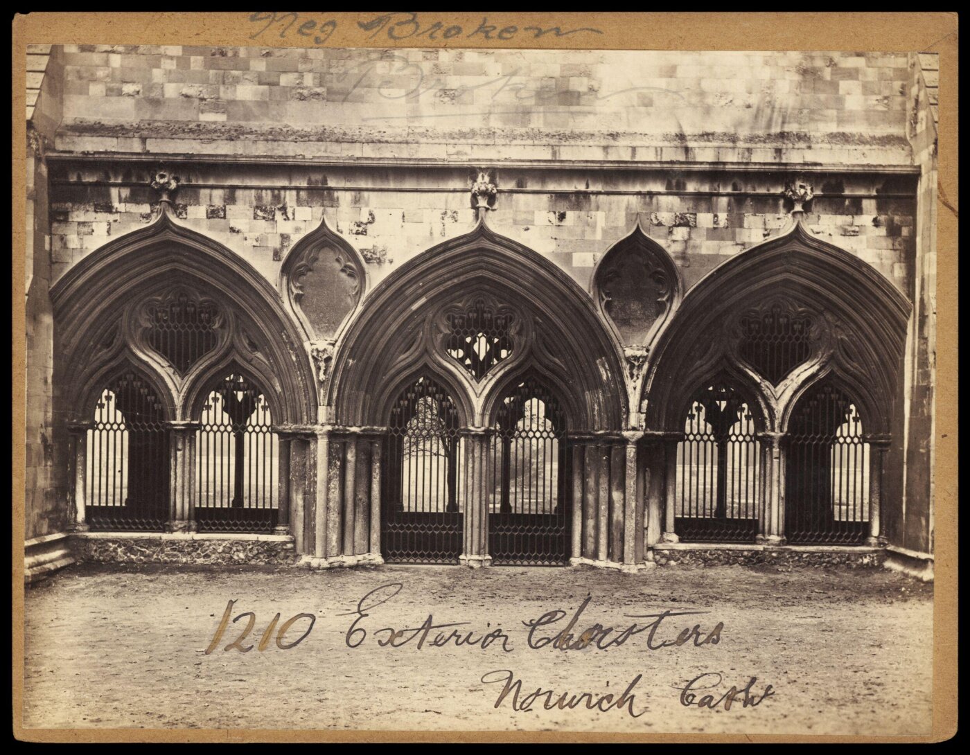 Francis Frith, Eastern Cloisters. Norwich Cath'l