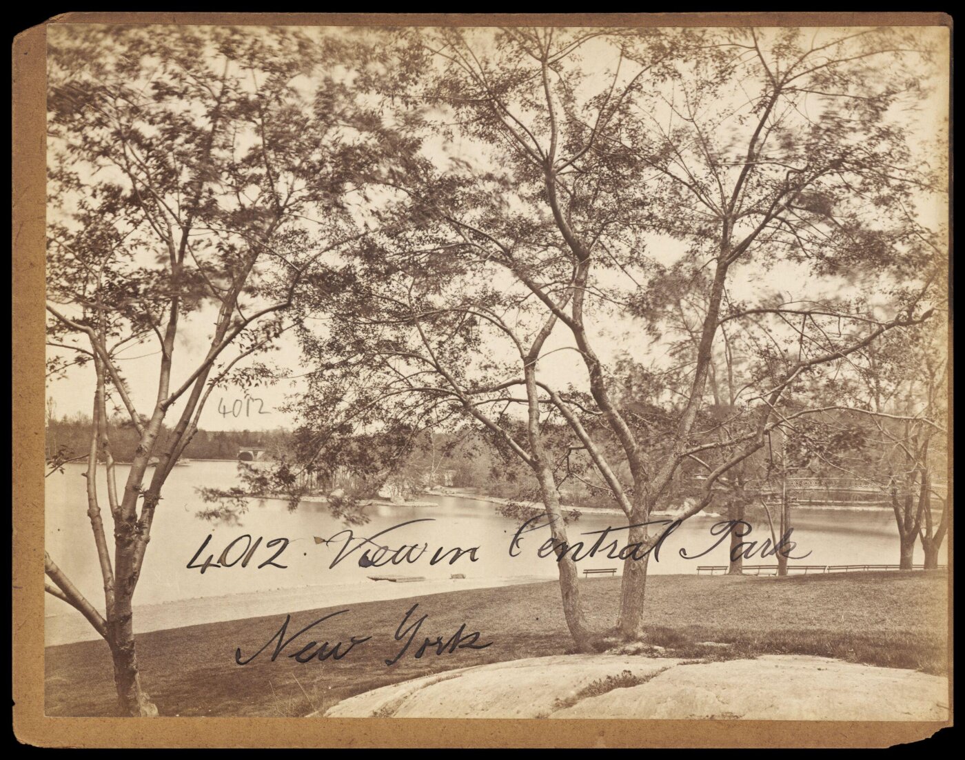 Francis Frith, View in Central Park. New York