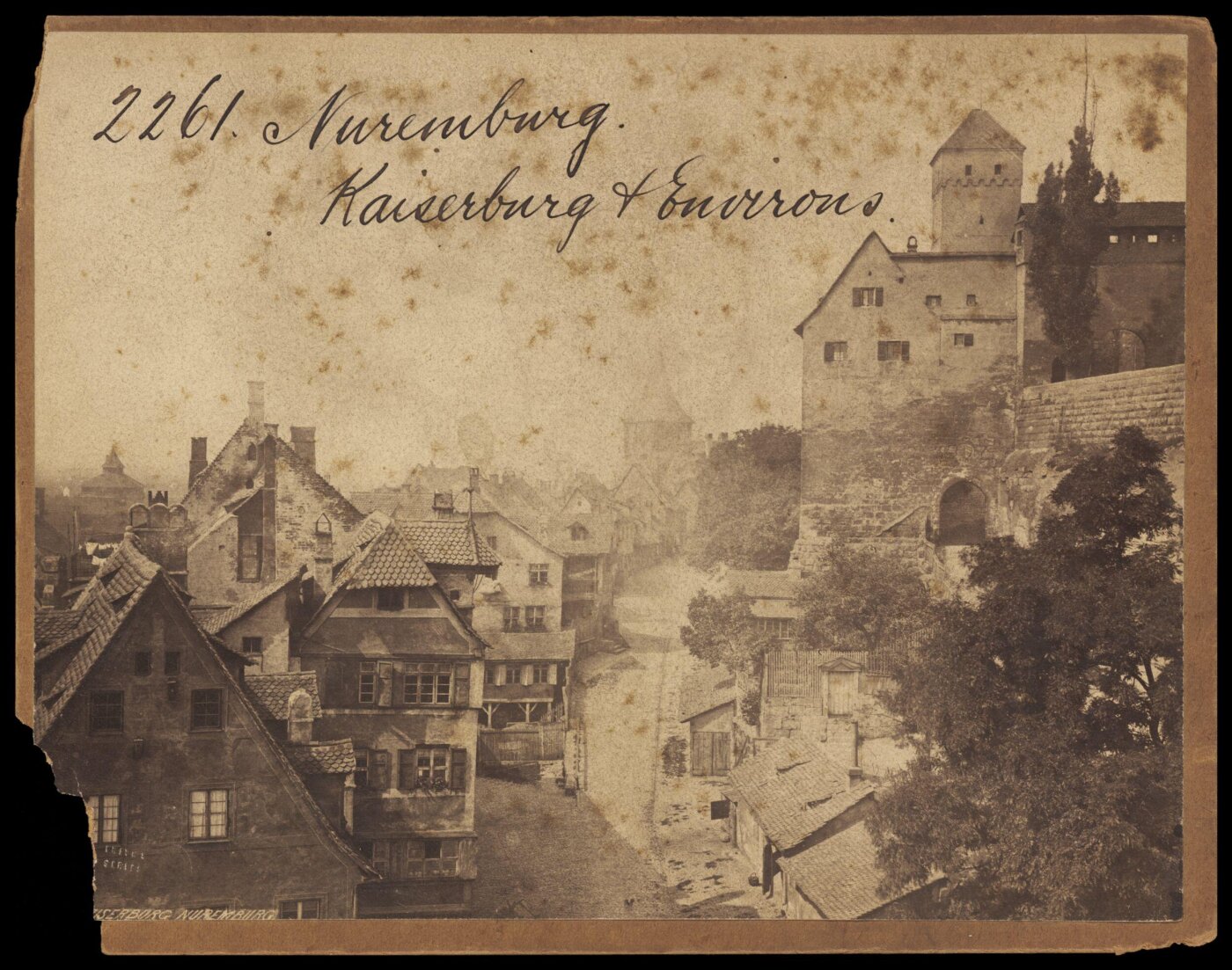 Francis Frith, Nuremburg.  Kaiserburg & Environs