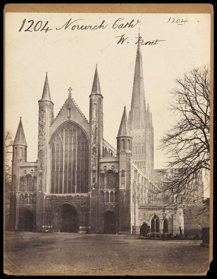 Norwich Cathedral.  W. Front top image