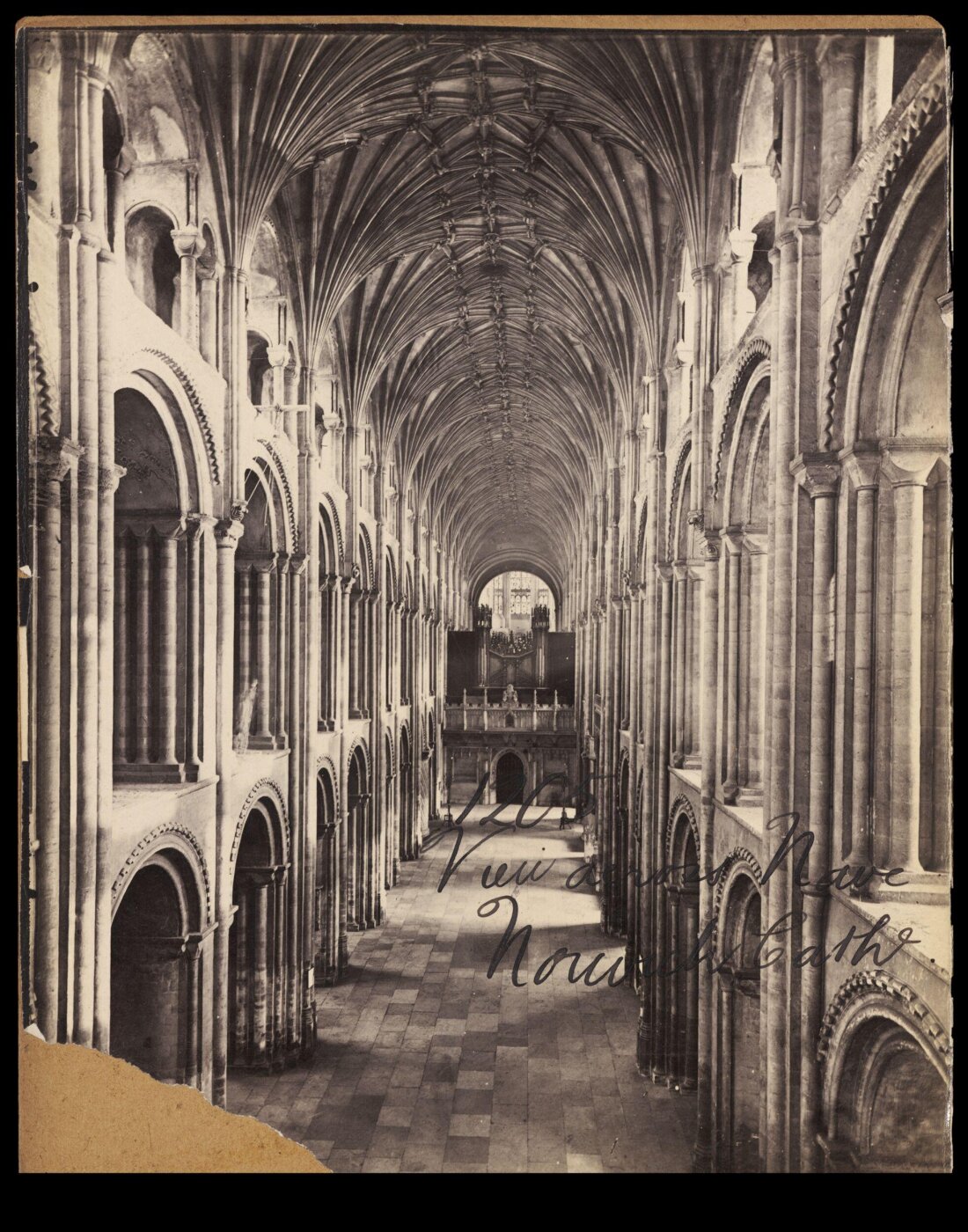 Francis Frith, View Across Nave. Norwich Cath'l