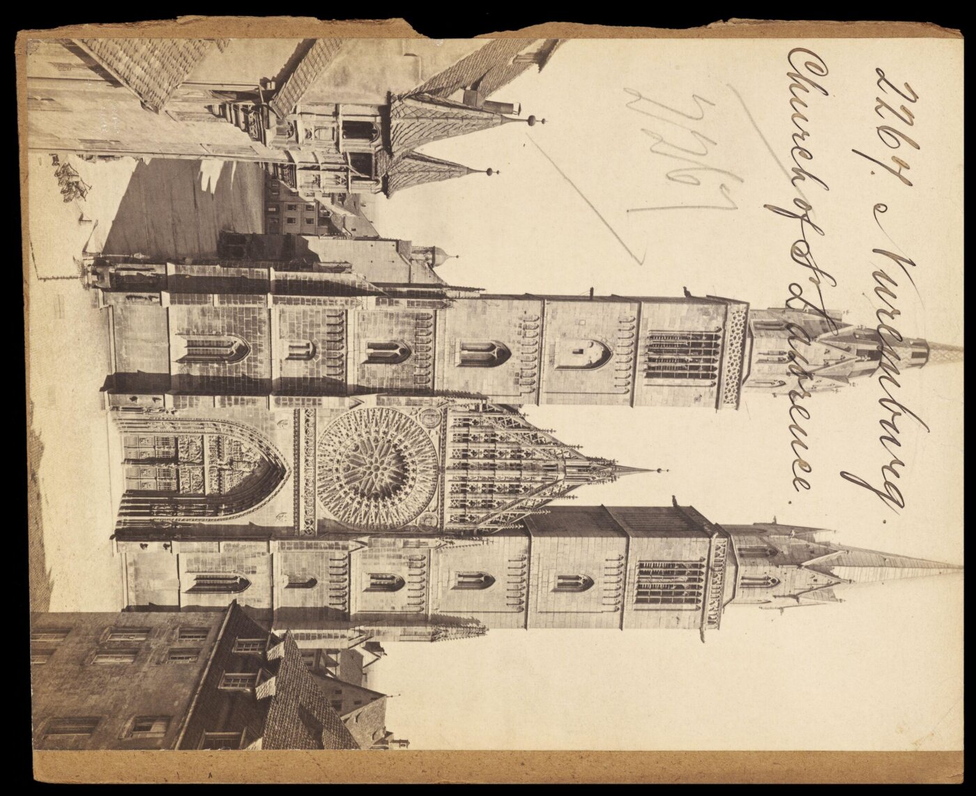 Francis Frith, Nuremburg.  Church of St. Lawrence