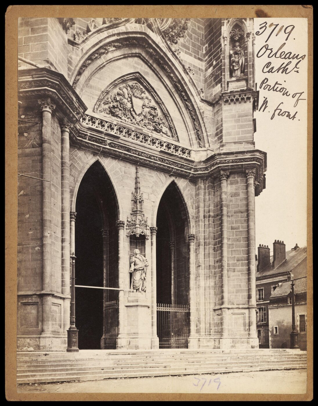 Francis Frith, Orleans Cath'l.  Portion of W. Front