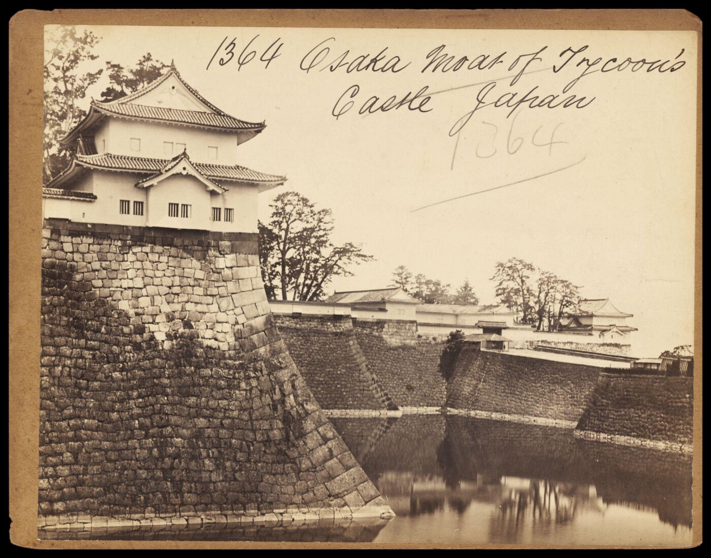 Francis Frith, Osaka Moat of Tycoon's Castle Japan