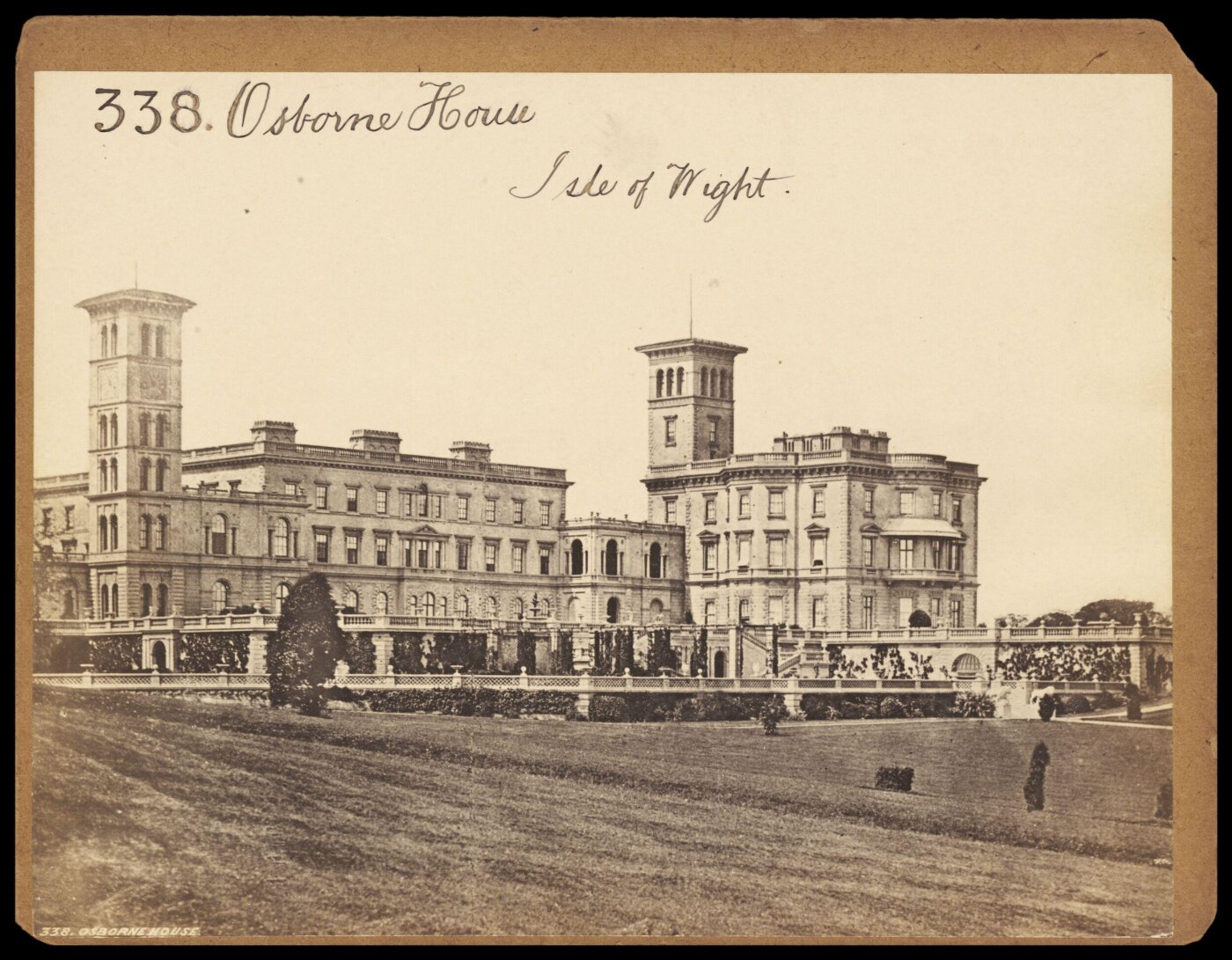 Francis Frith, Osborne House.  Isle of Wight