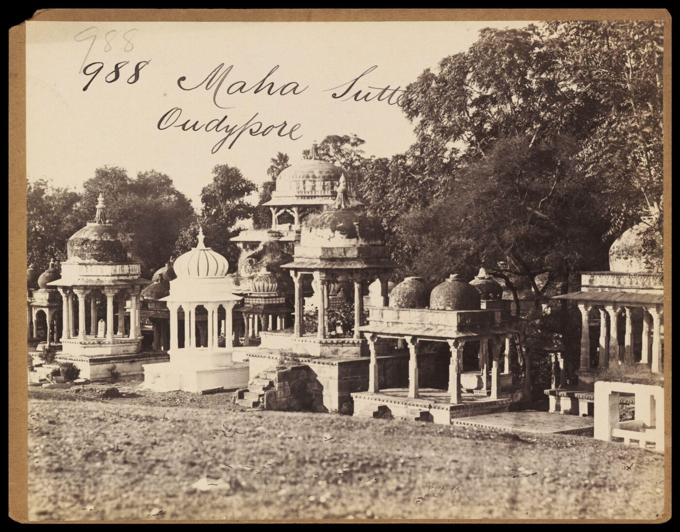 Francis Frith, Maha Suttee. Oudypore