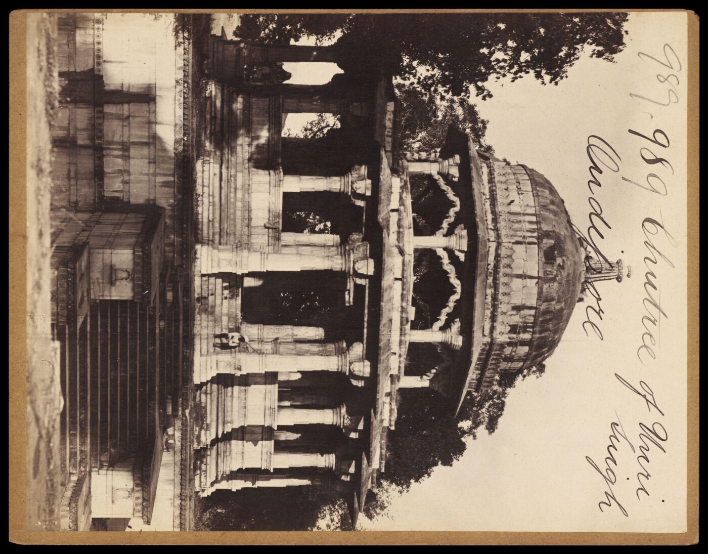 Francis Frith, Chutree of Unri Singh. Oudypore