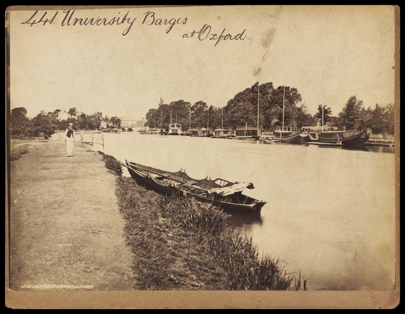 Francis Frith, University Barges at Oxford