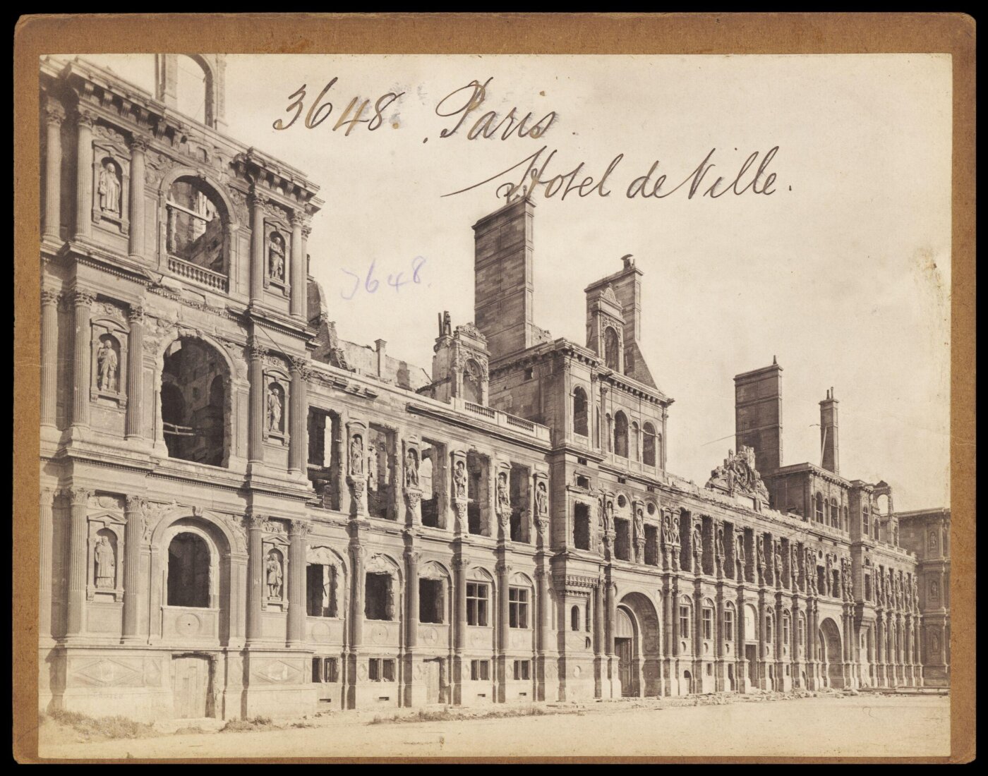 Francis Frith, Paris. Hotel de Ville