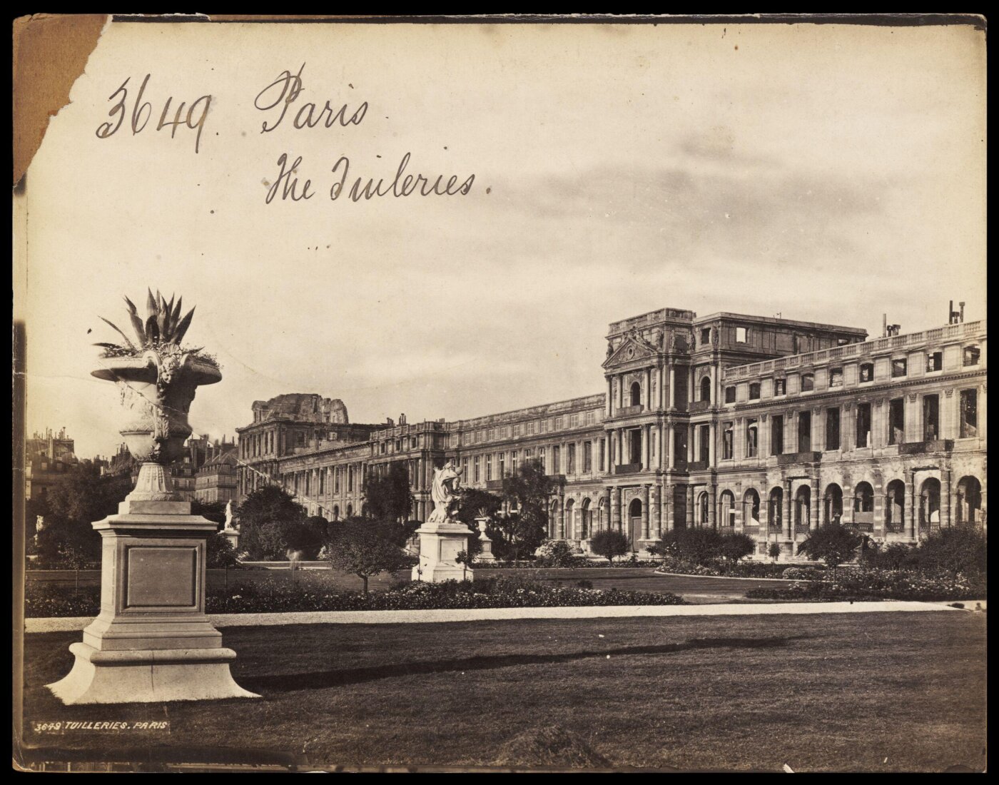 Francis Frith, Paris.  The Tuileries