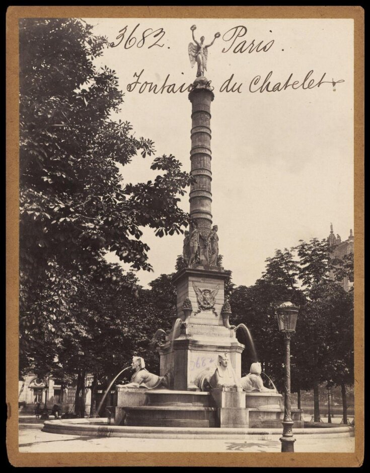 Fontaine du Chatelet.  Paris top image