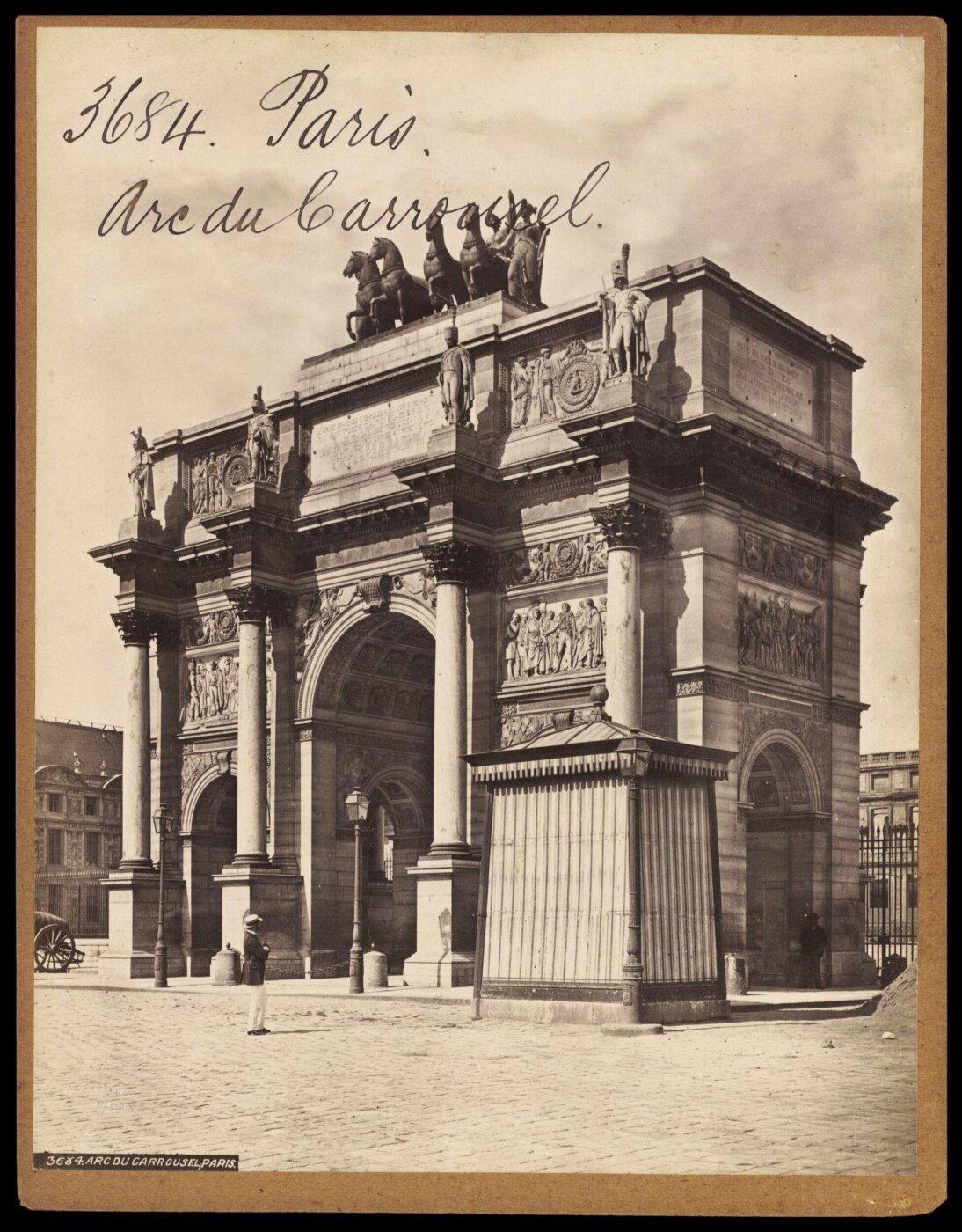 Francis Frith, Paris. Arc du Carrousel