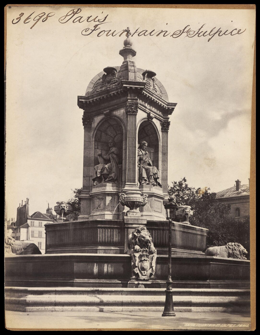 Francis Frith, Fountain St. Sulpice. Paris