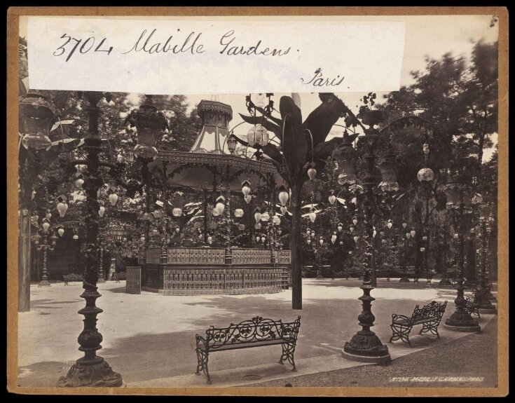 Mabille Gardens.  Paris top image