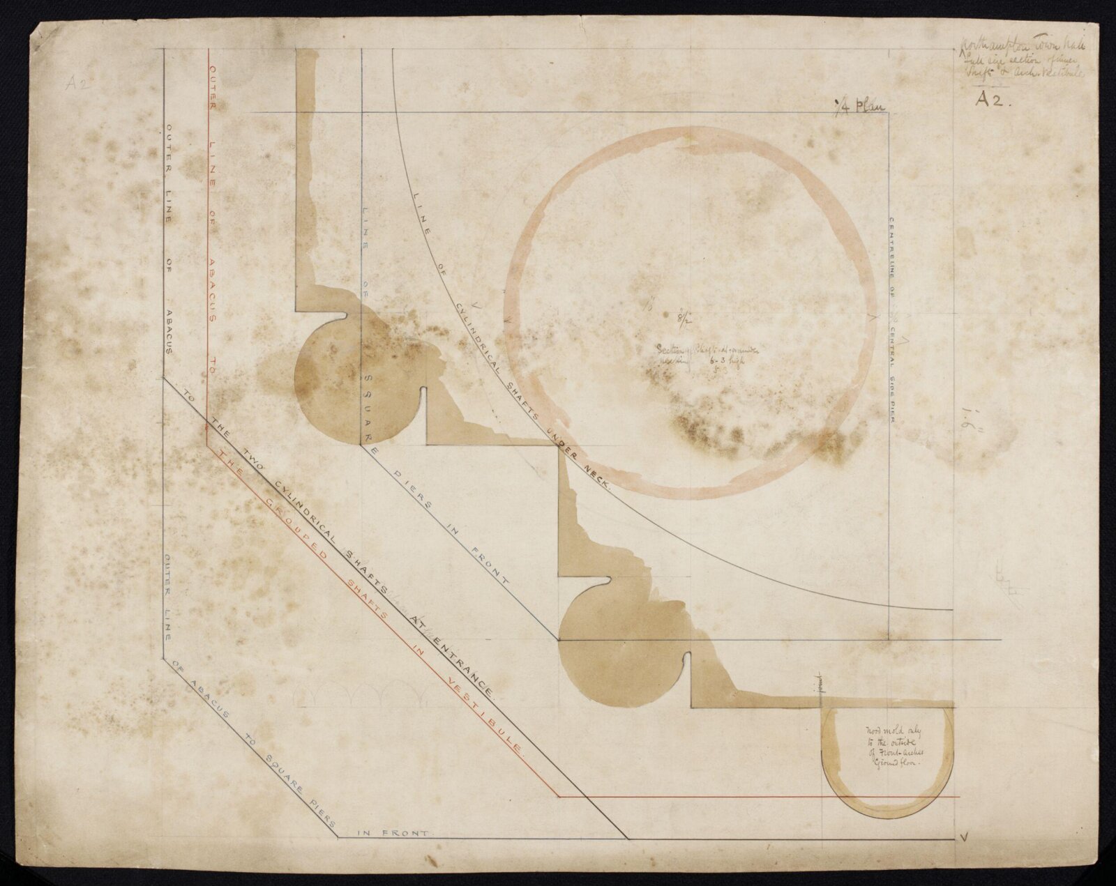 Drawing, Edward William Godwin, 1860-1865