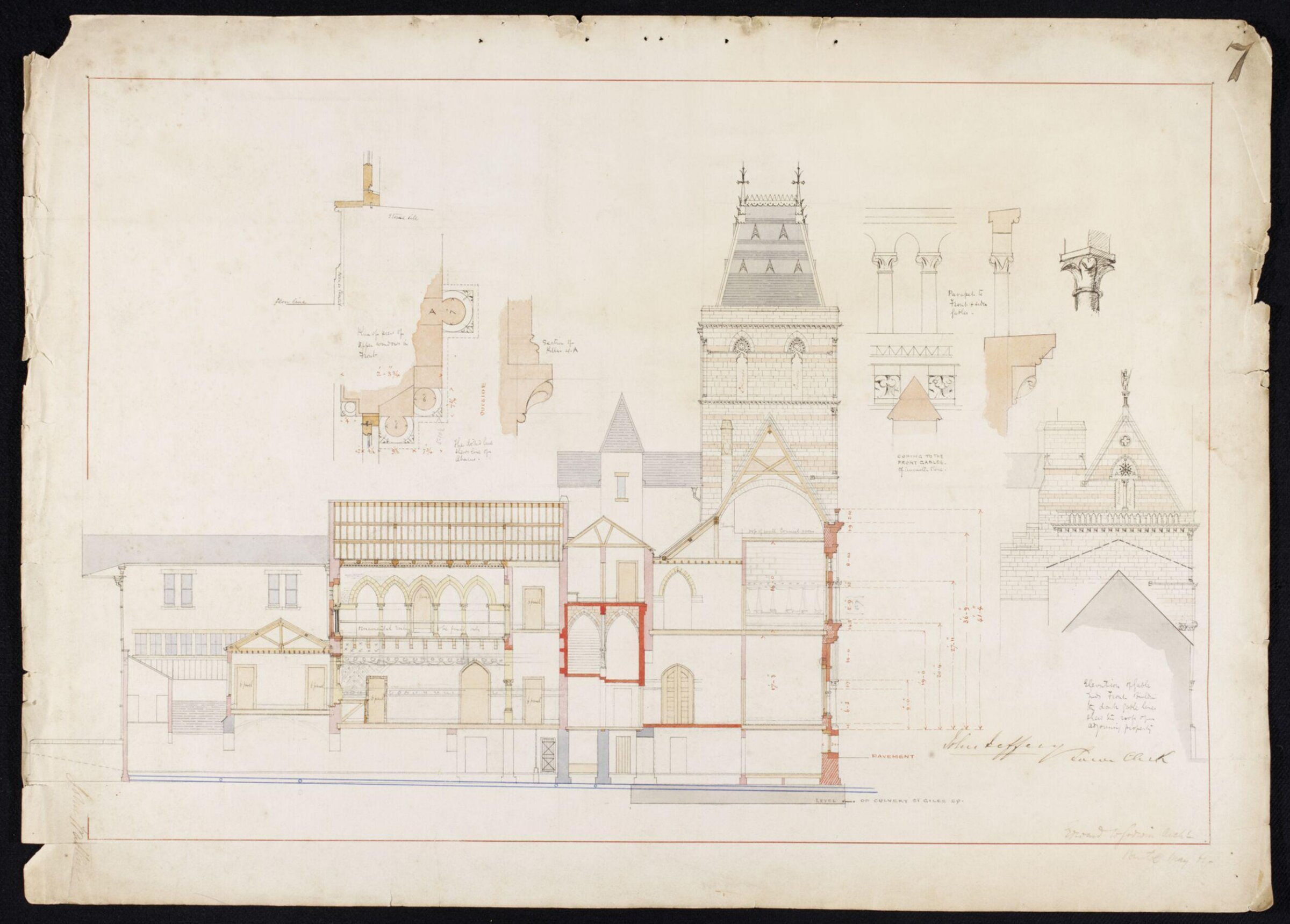 Drawing, Эдвард Уильям Годвин, май 1861