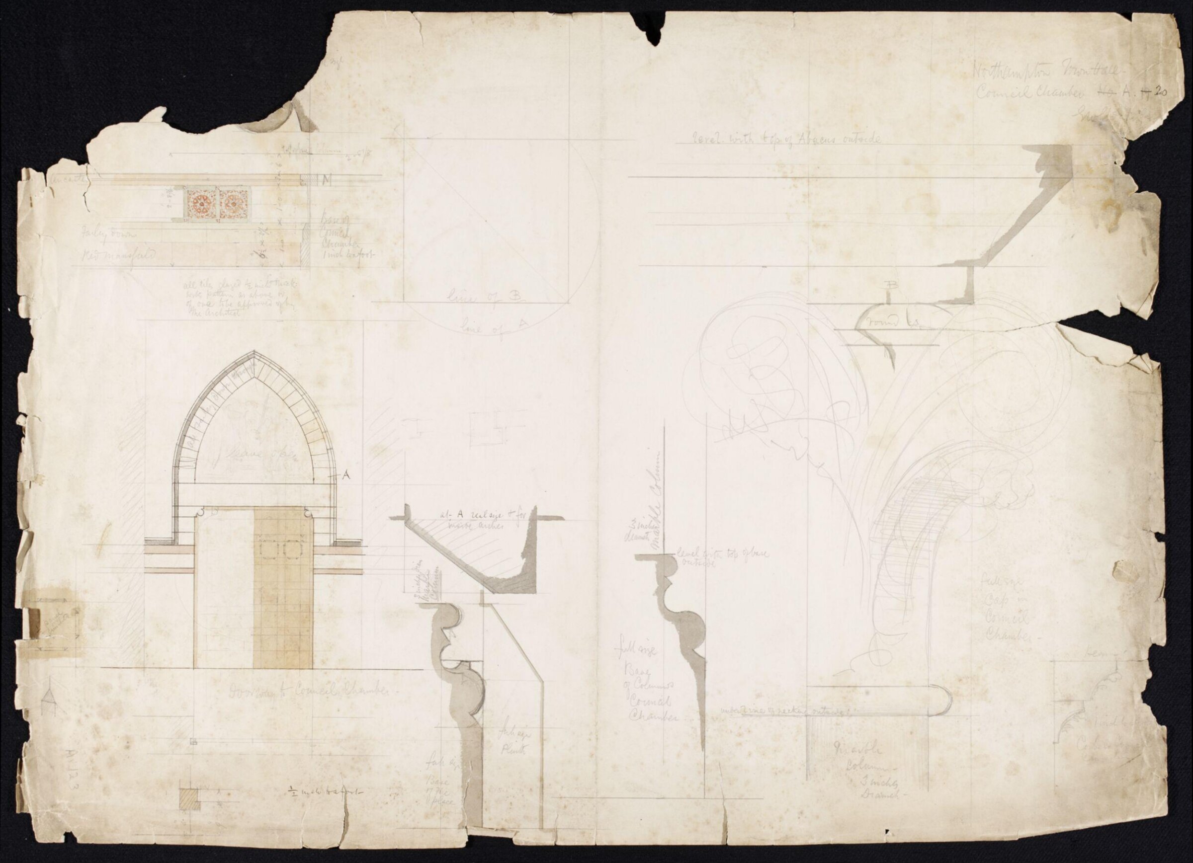 Drawing, Эдвард Уильям Годвин, 25? сентябрь 1862