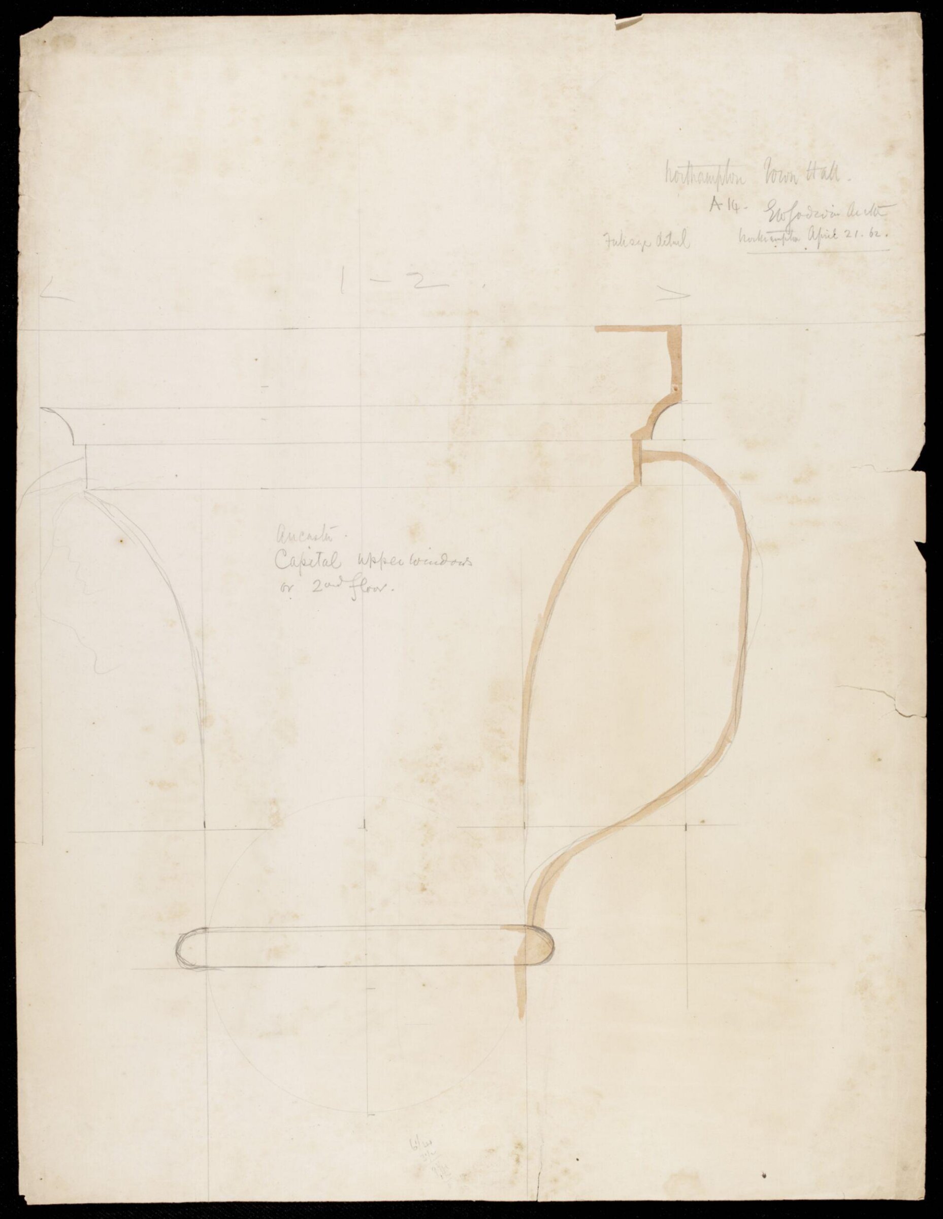 Drawing, Эдвард Уильям Годвин, 21 апреля 1862