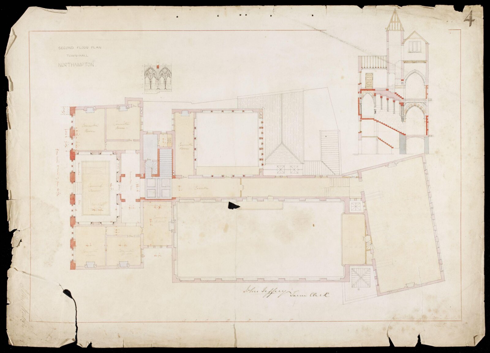 Drawing, Edward William Godwin, May 1861