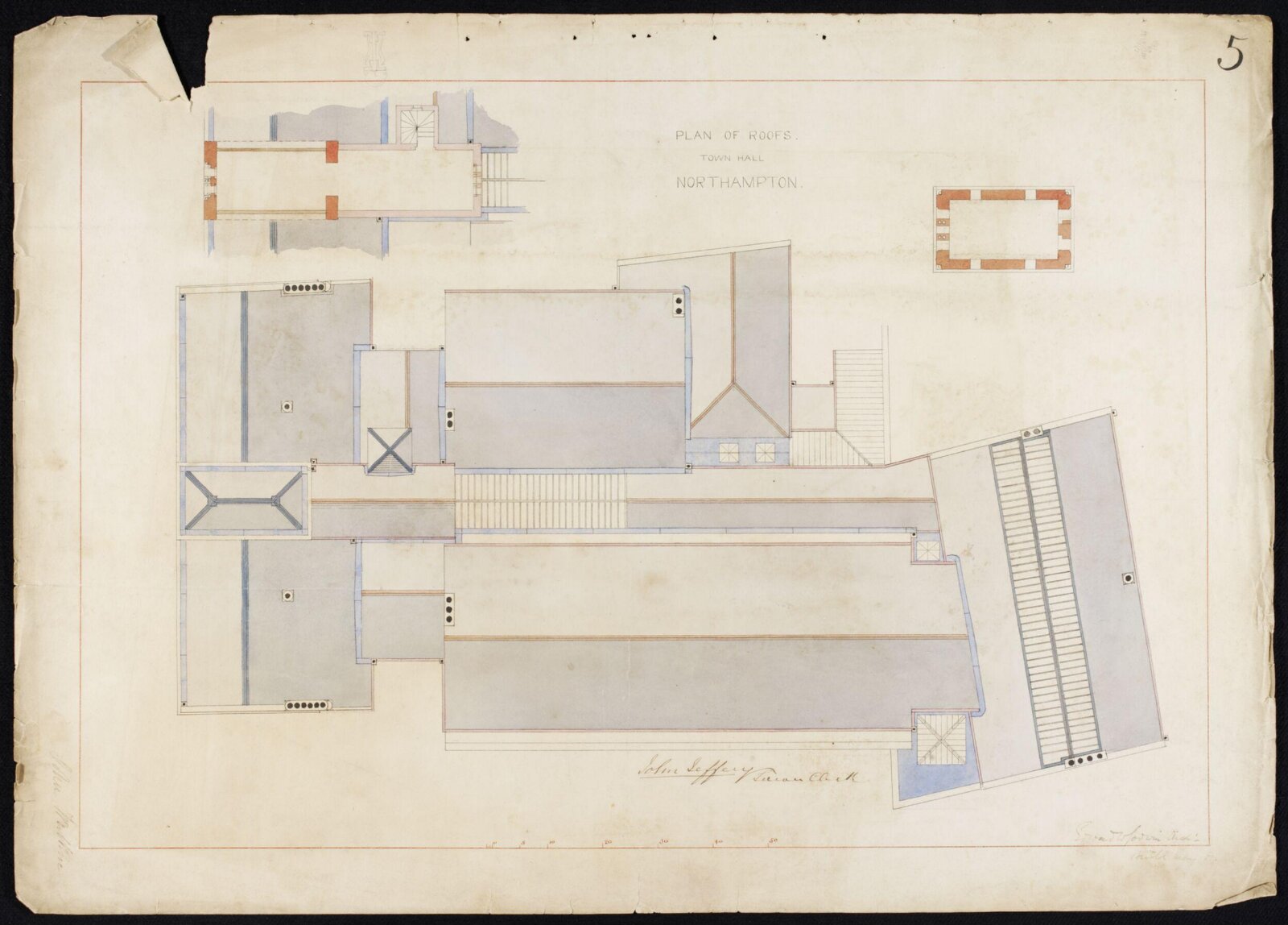 Drawing, Edward William Godwin, May 1861