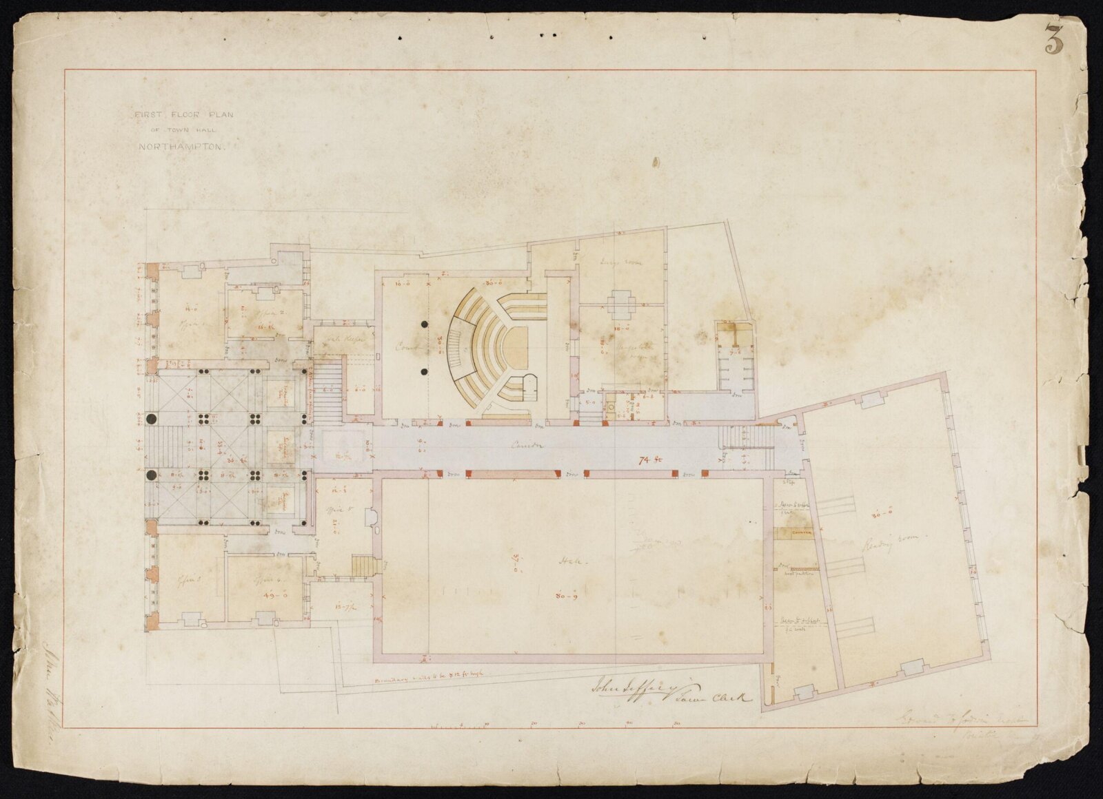 Drawing, Edward William Godwin, May 1861