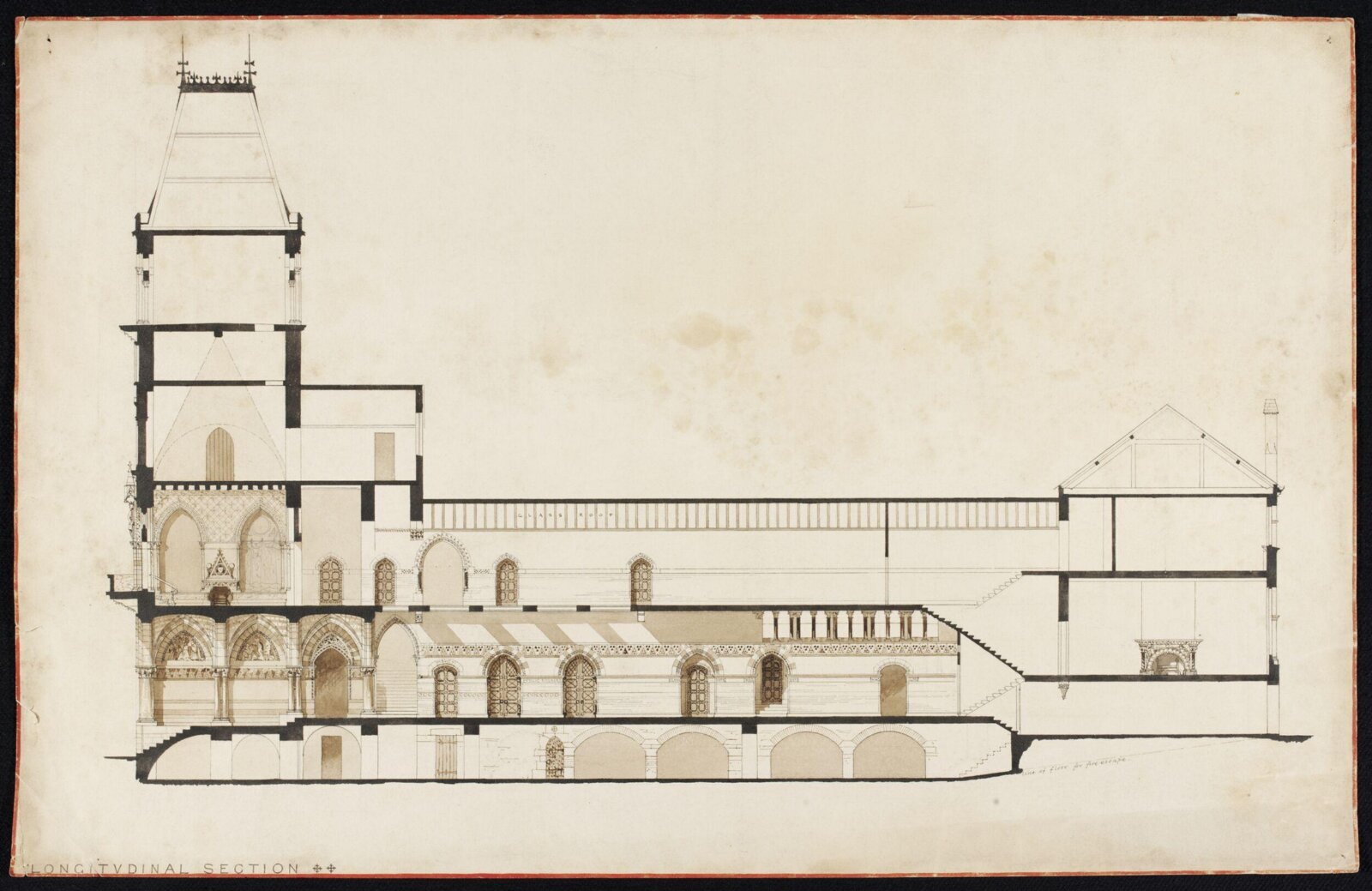 Drawing, Edward William Godwin, 1860-1865