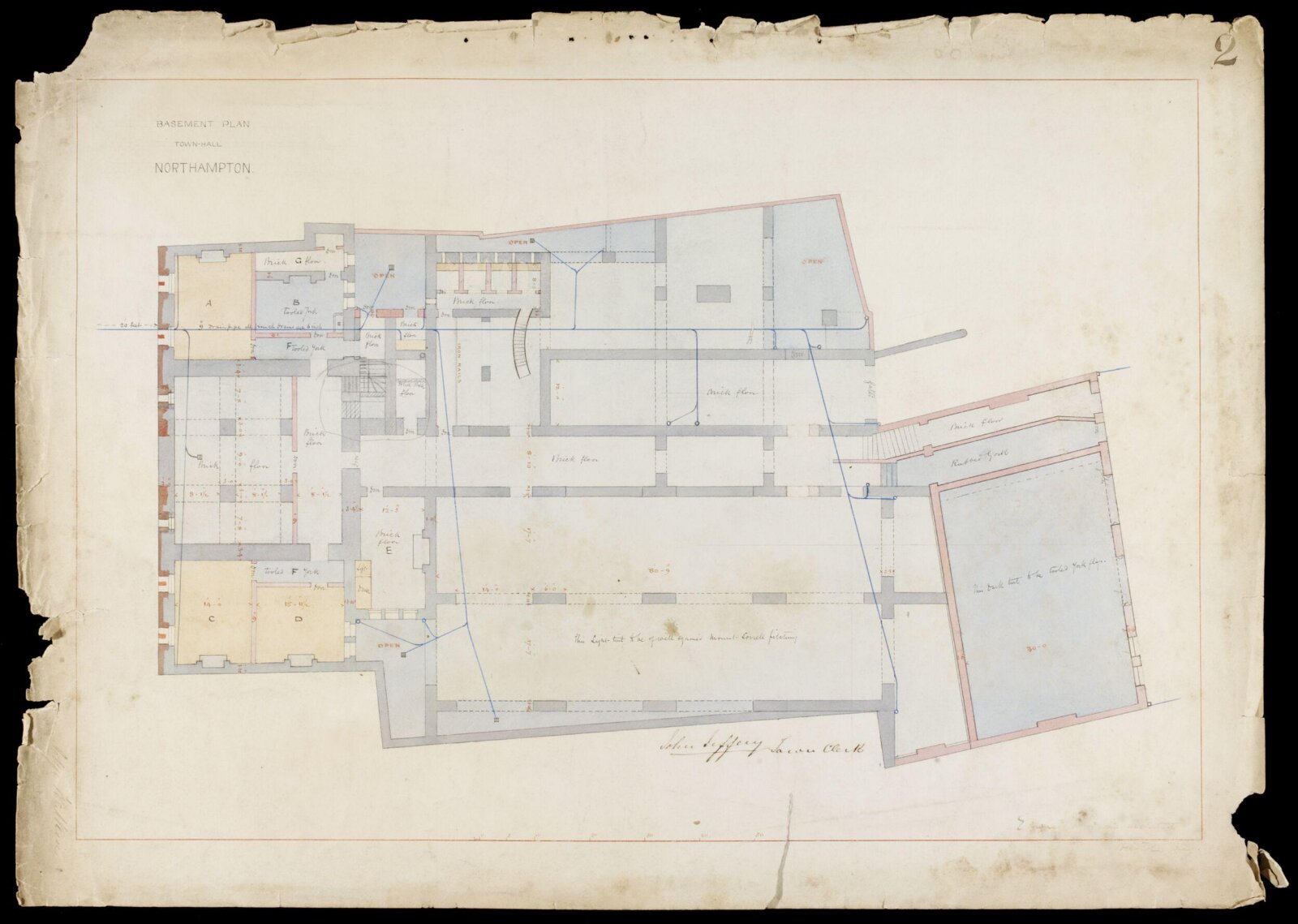 Drawing, Edward William Godwin, May 1861