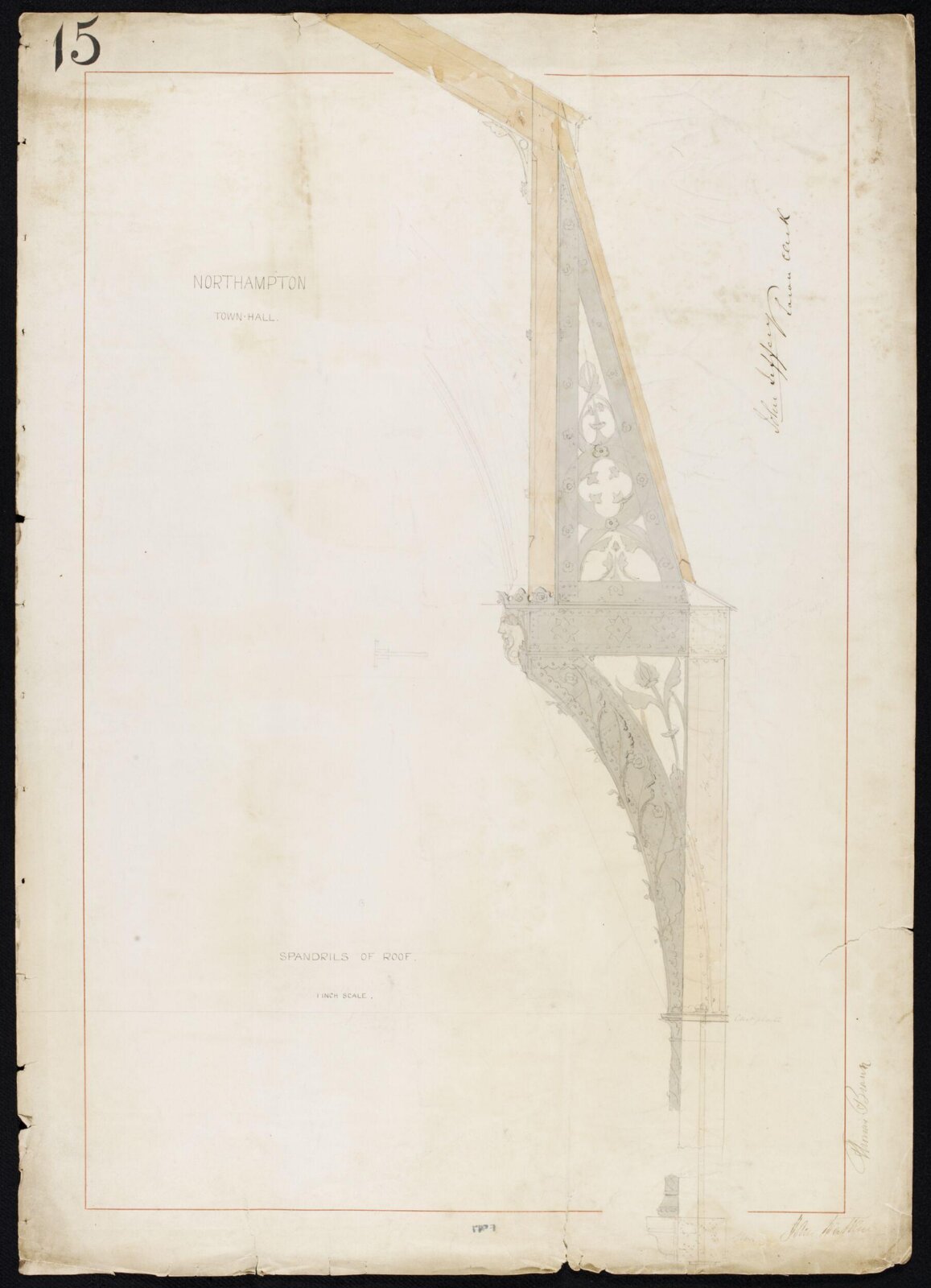 Drawing, Edward William Godwin, 1860-1865