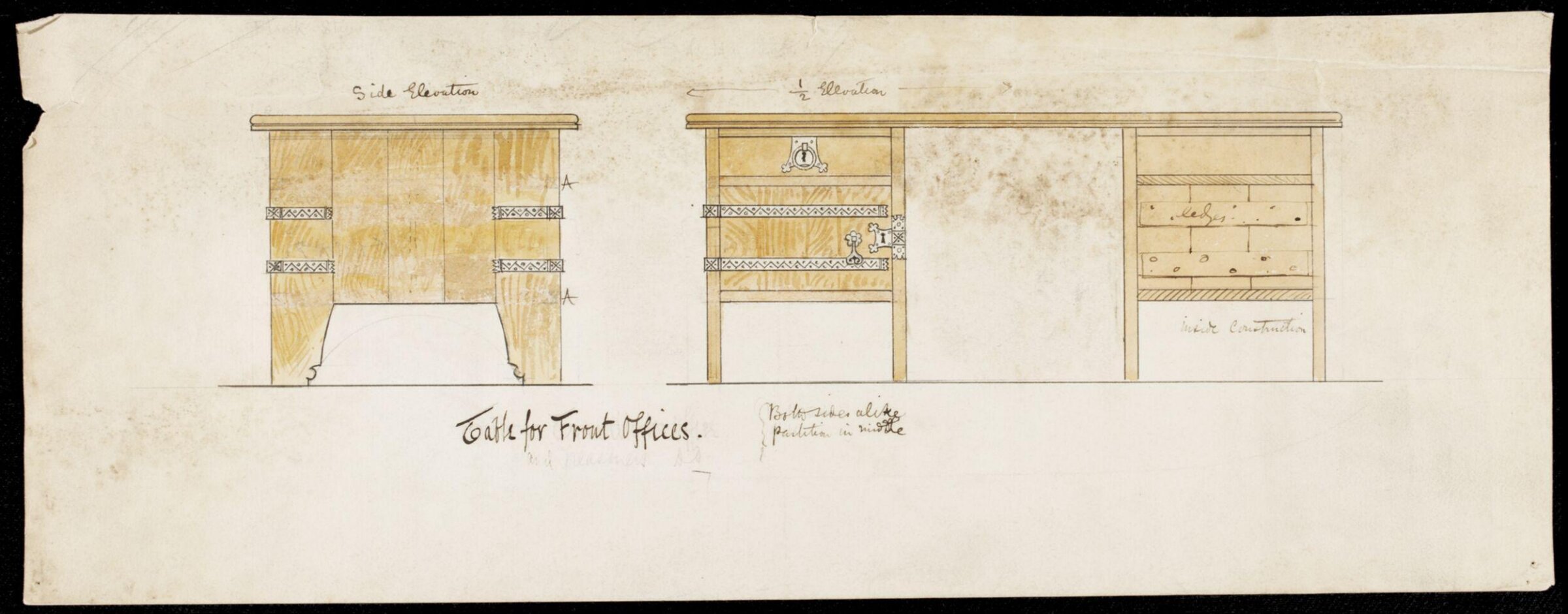 Drawing, Эдвард Уильям Годвин, 1860-1865