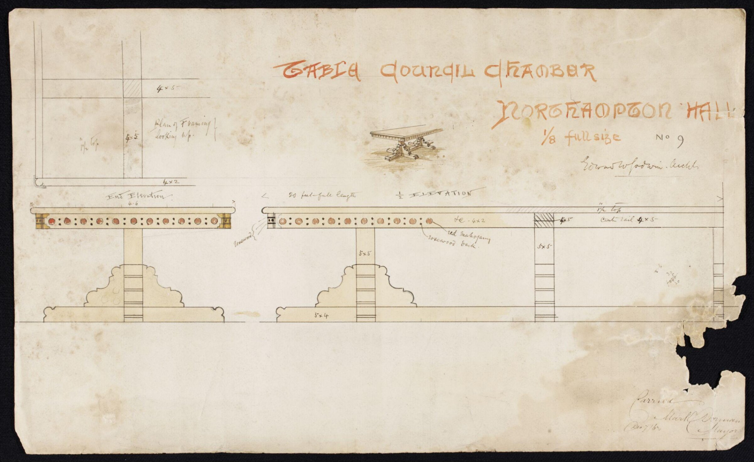 Drawing, Эдвард Уильям Годвин, ок. 1863