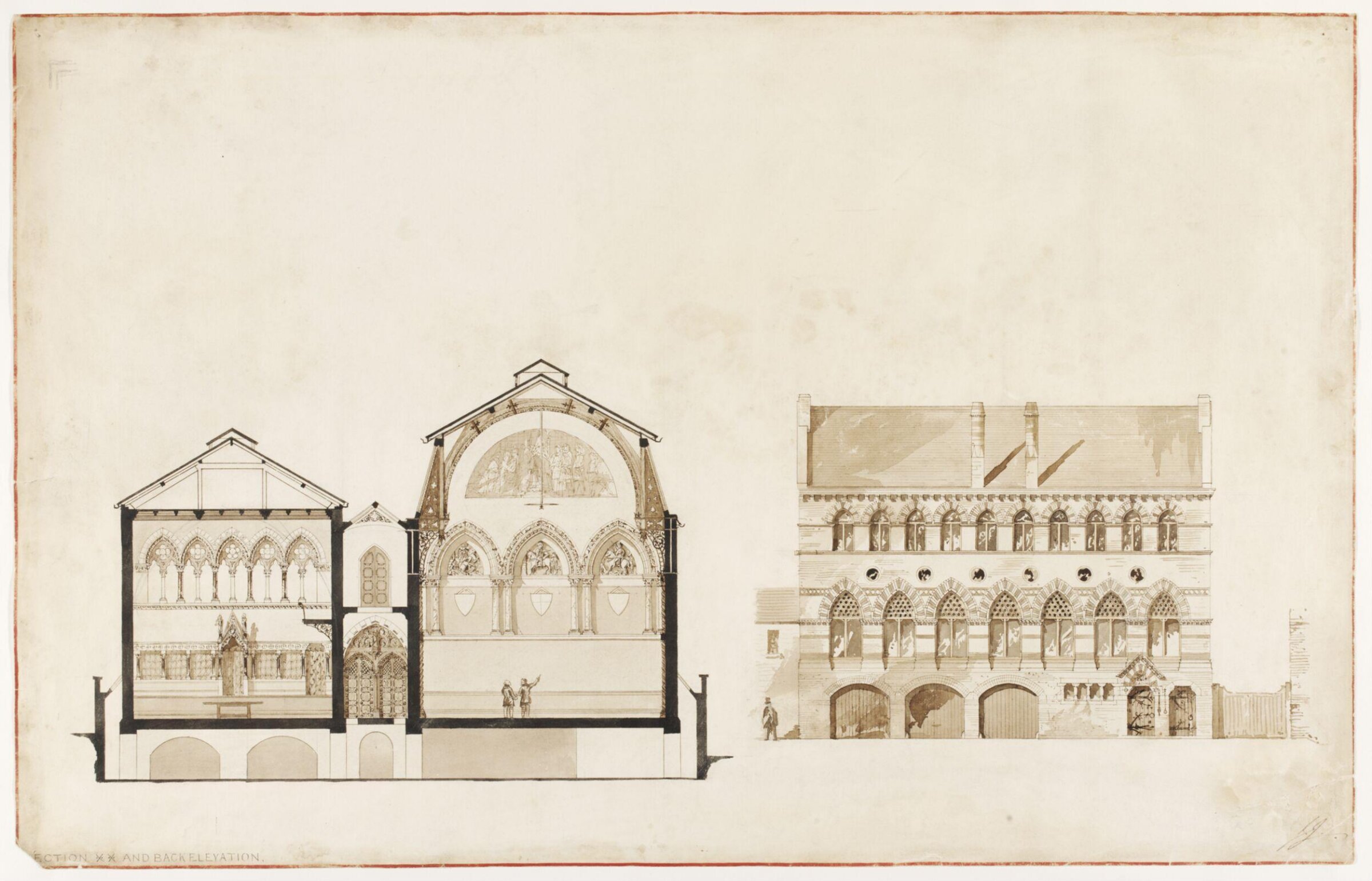 Drawing, Эдвард Уильям Годвин, 1860