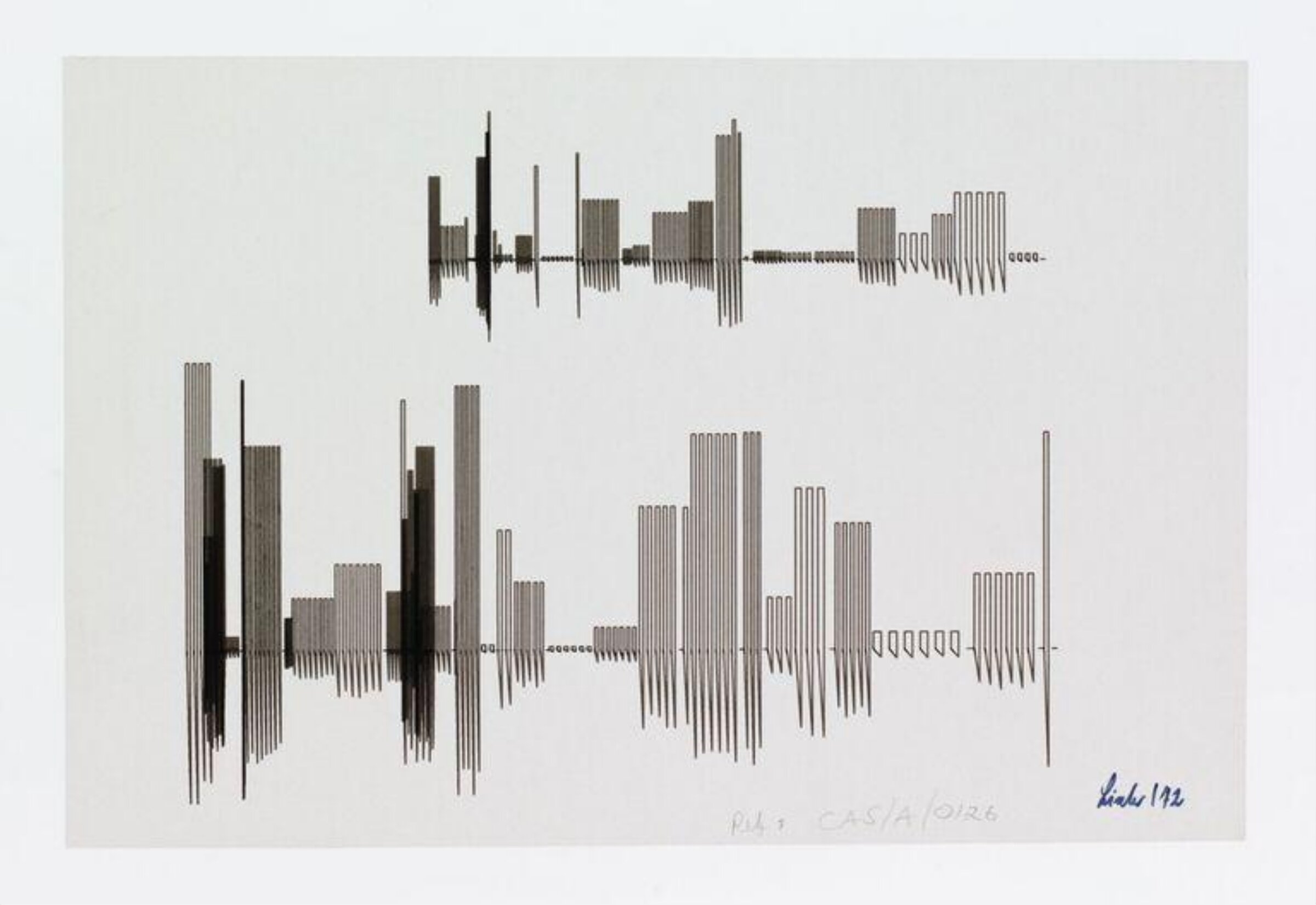 Drawing, Manfred Linder, 1972