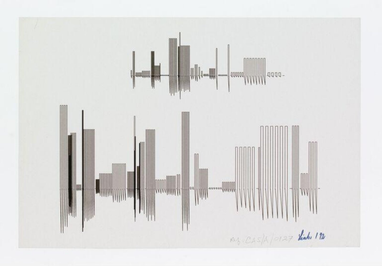 Drawing, Manfred Linder, 1972