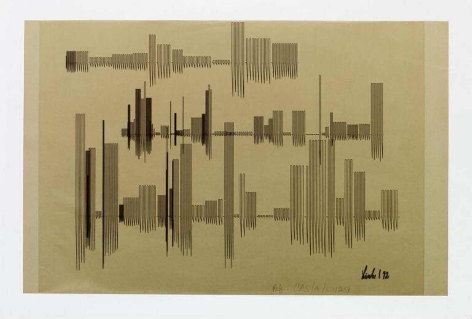 Drawing, Manfred Linder, 1972