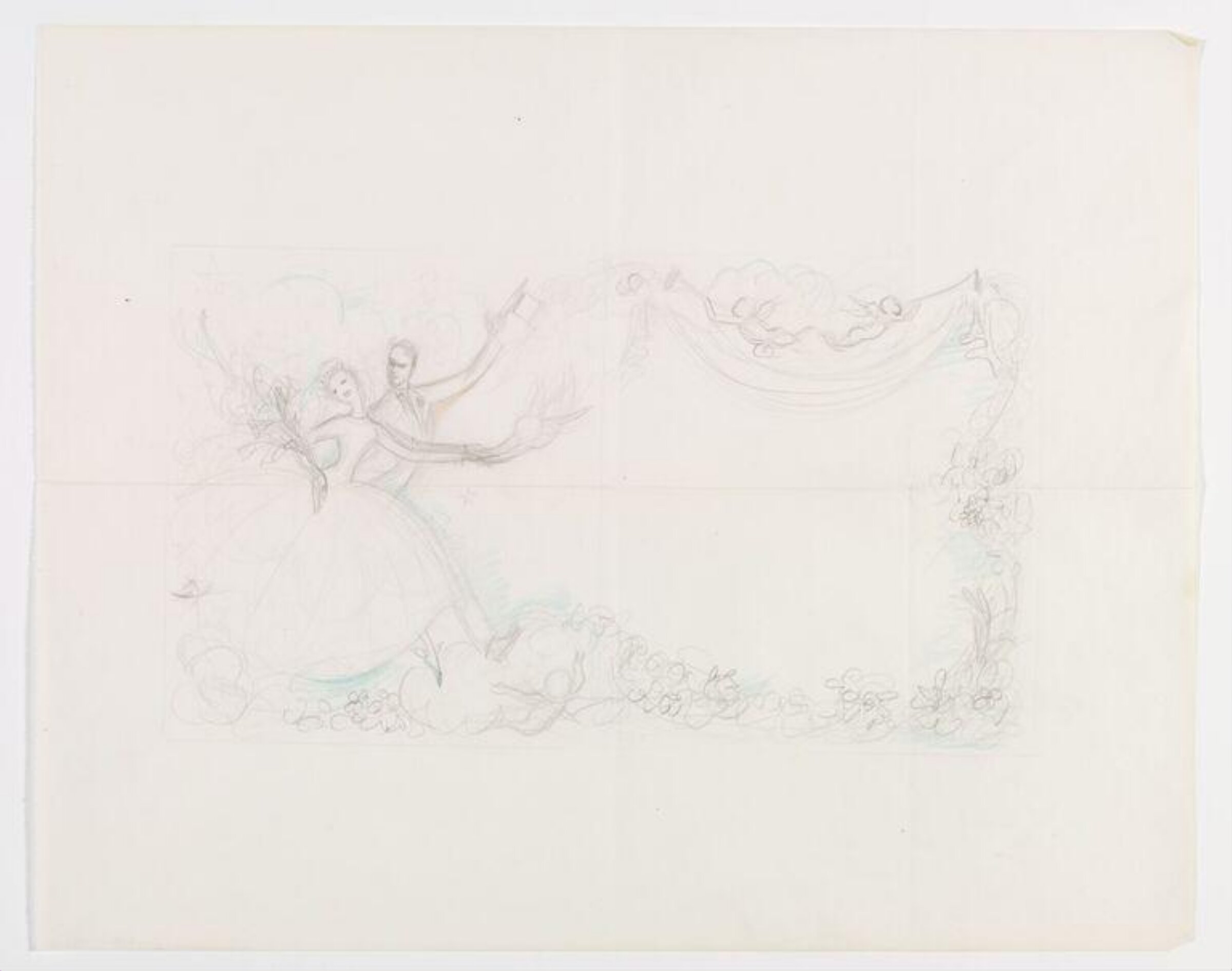 Drawing, Anna Zinkeisen, ca.1961