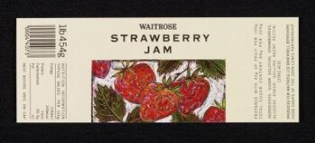 Waitrose jam label