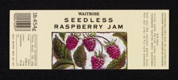 Waitrose jam label