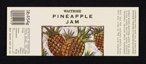 Waitrose Label Waitrose jam label | Hemstock, Clare | V&A Explore The Collections