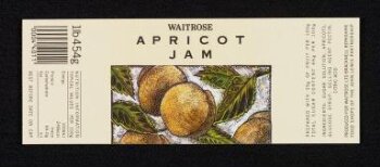 Waitrose jam label