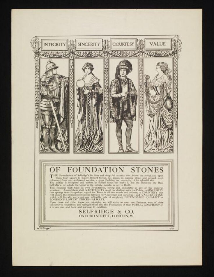 Of Foundation Stones, Selfridge & Co. top image