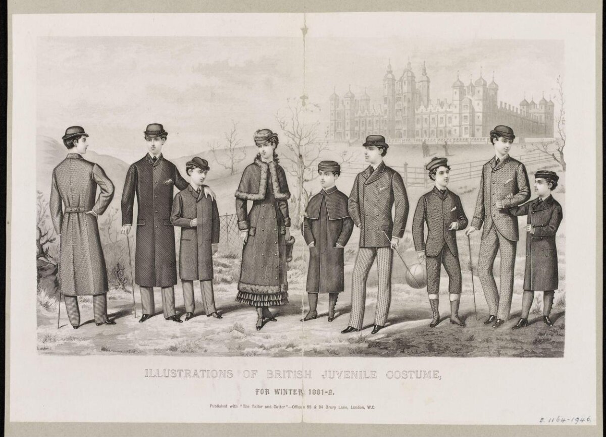 Fashion plate, The Tailor and Cutter · 1881 · London